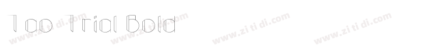 Tao Trial Bold字体转换